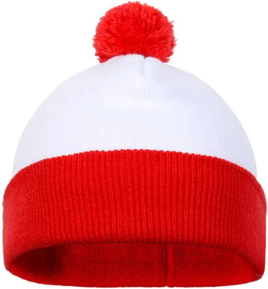 Adult Men Red and White Striped Tee Shirt Glasses Hat Outfit Suit Set Halloween Cosplay Costume Party Props