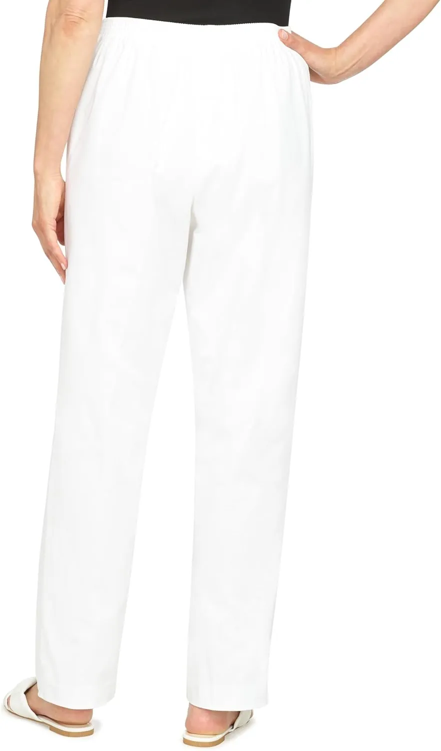 All Around Elastic Waist Cotton Medium Twill Pants