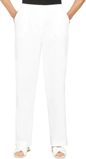 All Around Elastic Waist Cotton Medium Twill Pants