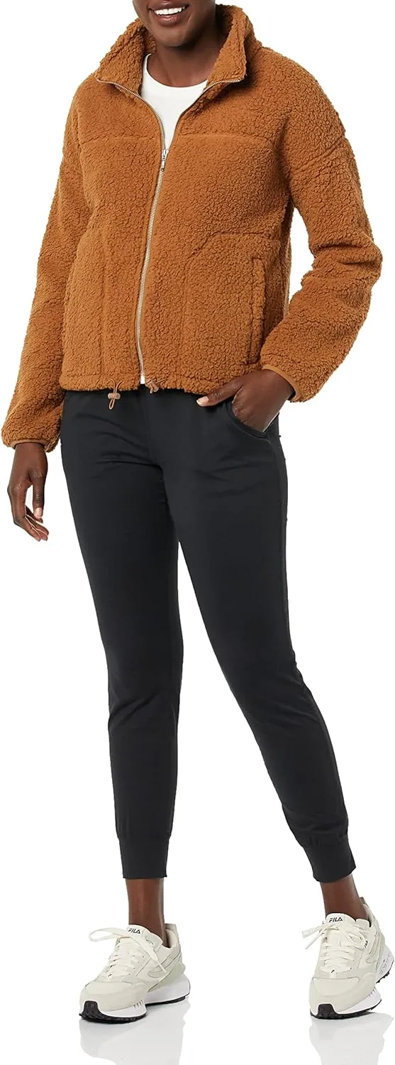 Amazon Essentials Woman's Fleece Zip-Up Sherpa Jacket