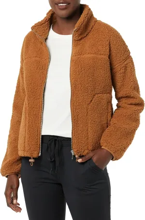 Amazon Essentials Woman's Fleece Zip-Up Sherpa Jacket