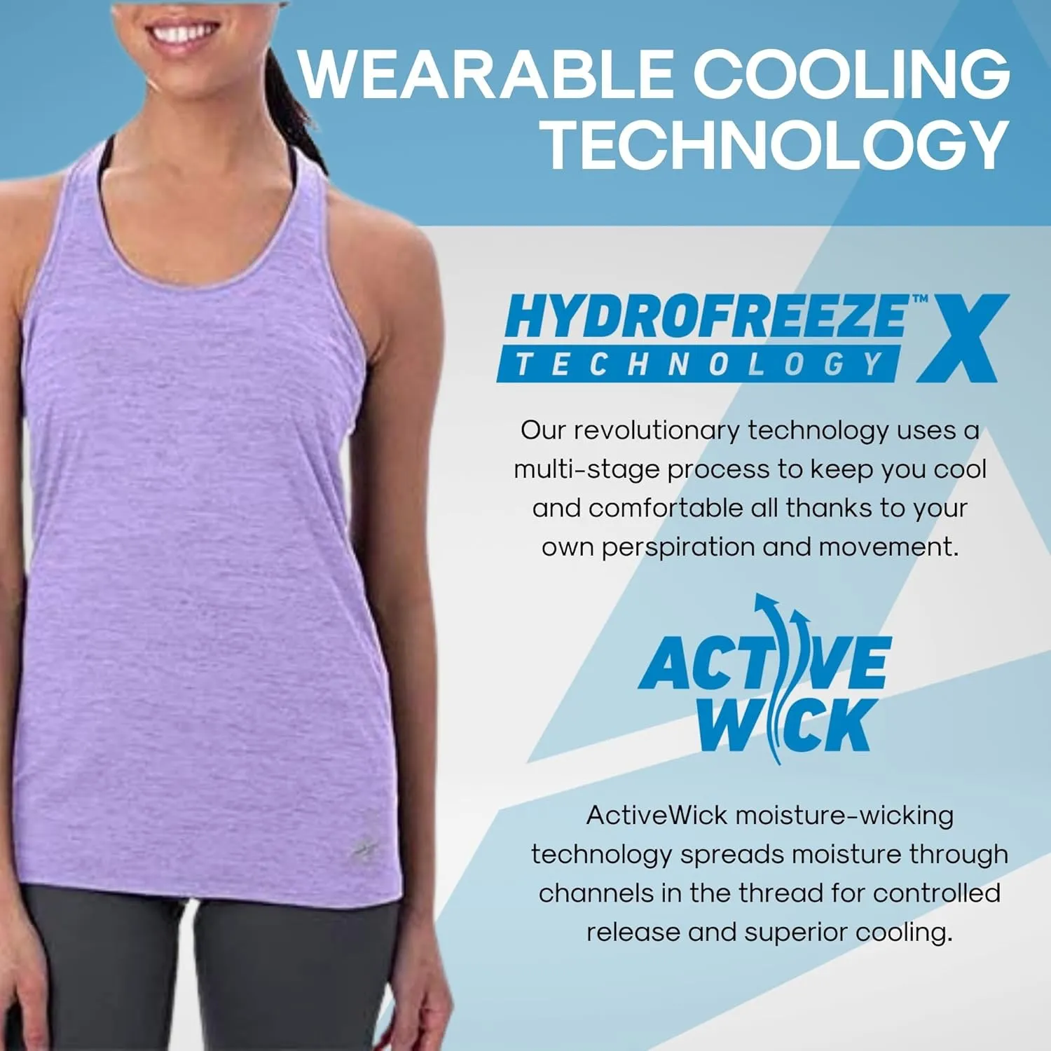 Arctic Cool Women's Tank Instant Cooling Moisture Wicking Performance UPF 50  Tank Top