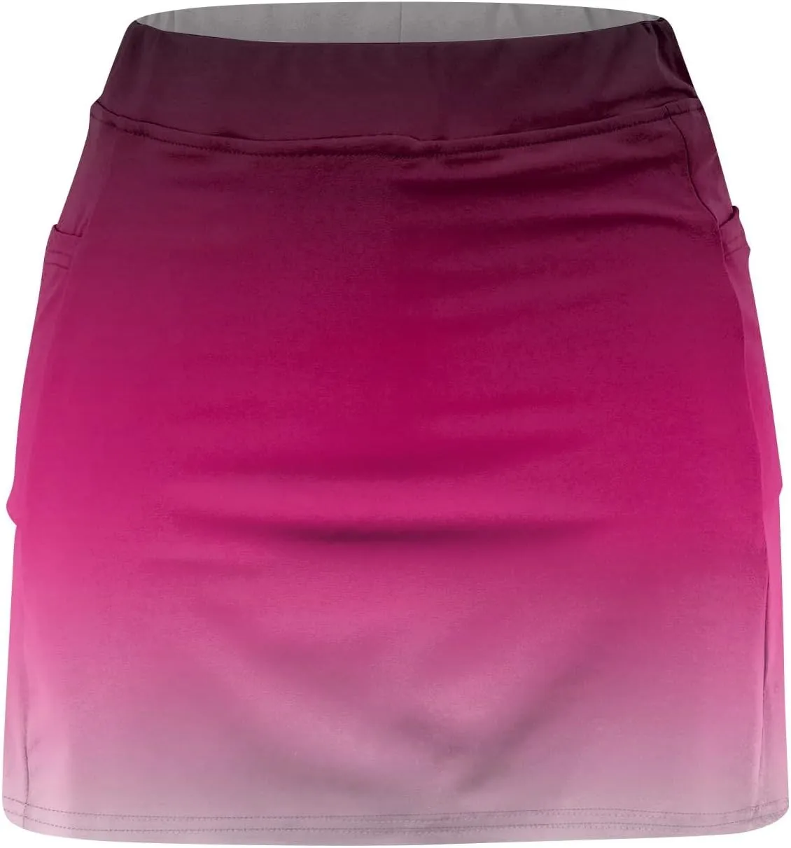 Athletic Skorts for Woman Hight Waist Solid/Gradient Skirts Elastic Tennis Yoga Shorts Tummy Control Skinny Joggers