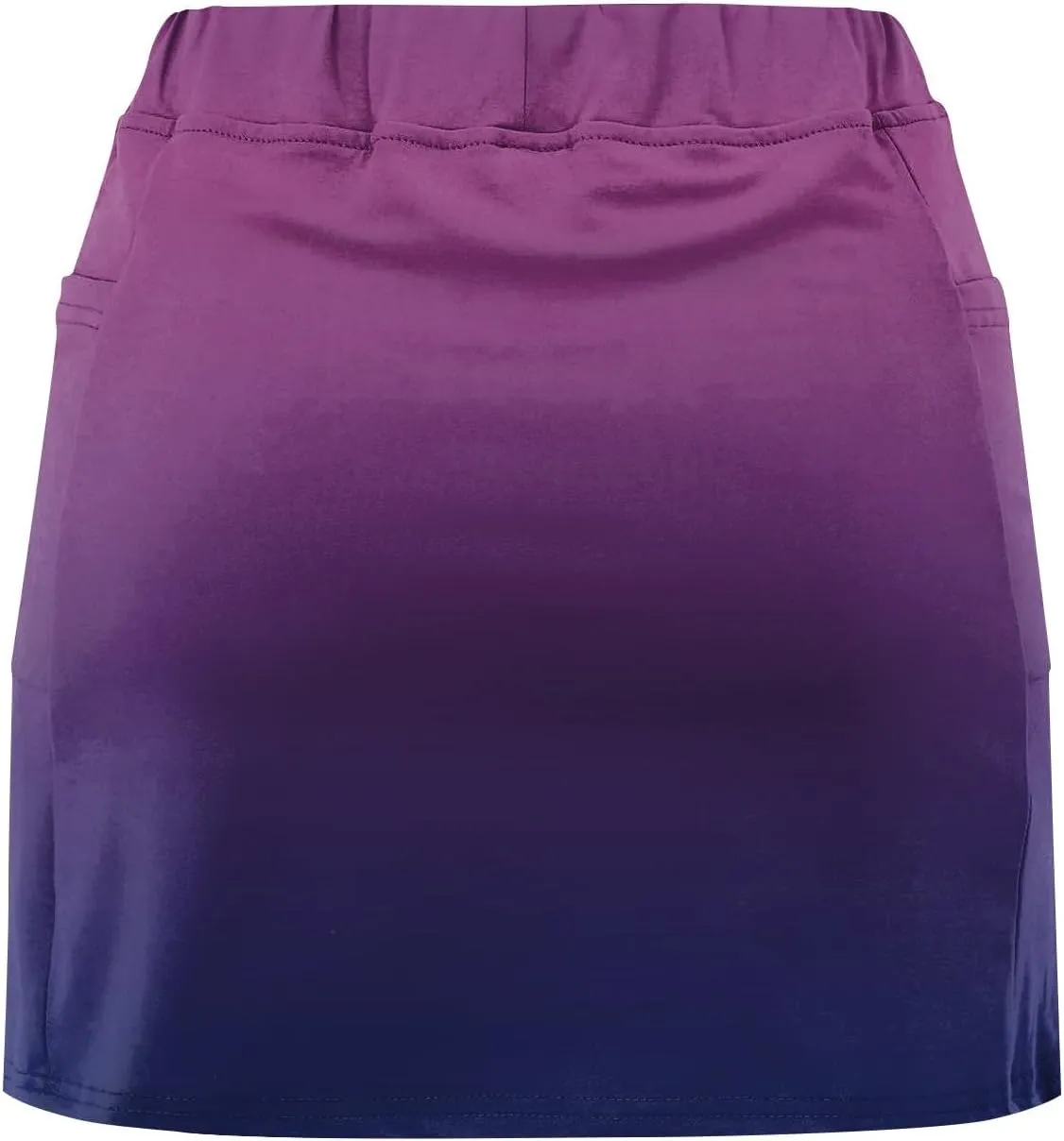 Athletic Skorts for Woman Hight Waist Solid/Gradient Skirts Elastic Tennis Yoga Shorts Tummy Control Skinny Joggers