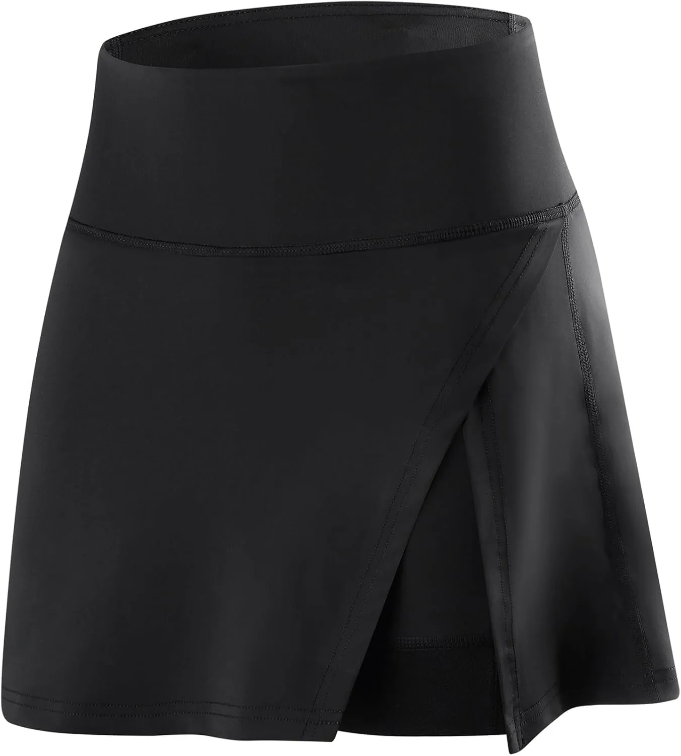 Black Cycling Shorts Women Padded Gel 5D Bicycle Underwear Shorts Breathable Bike Ladies Cycling Skirt Anti-Slip with Pockets