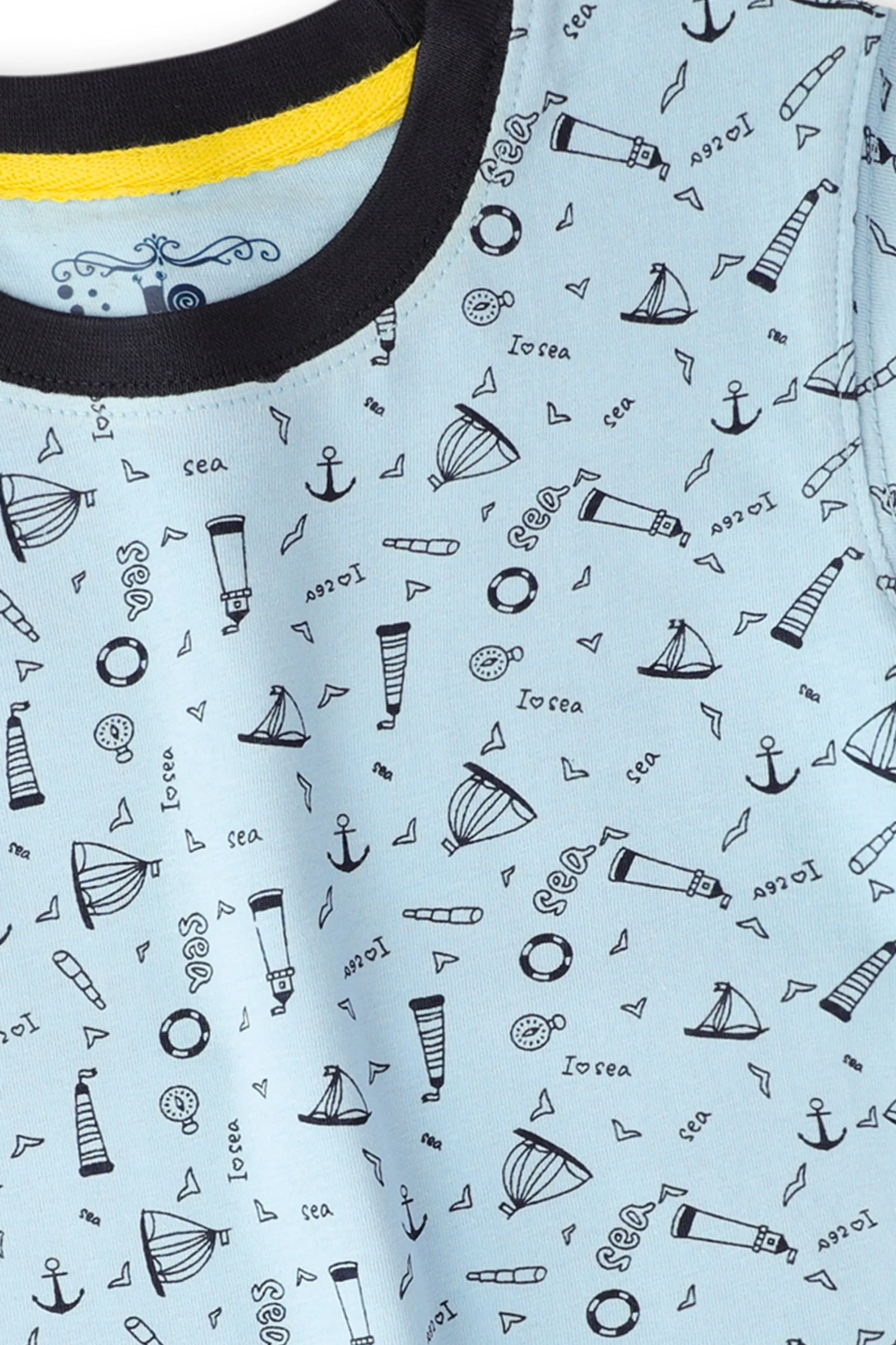 Boys SkyBlue 'Sea' T-shirt