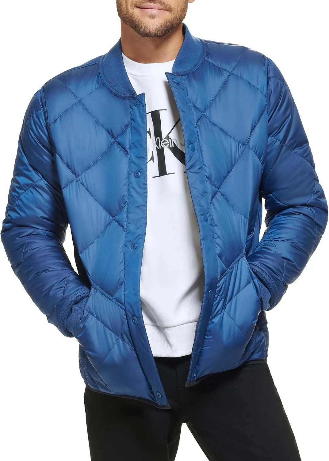 Calvin Klein Men's Reversible Diamond Quilted Jacket