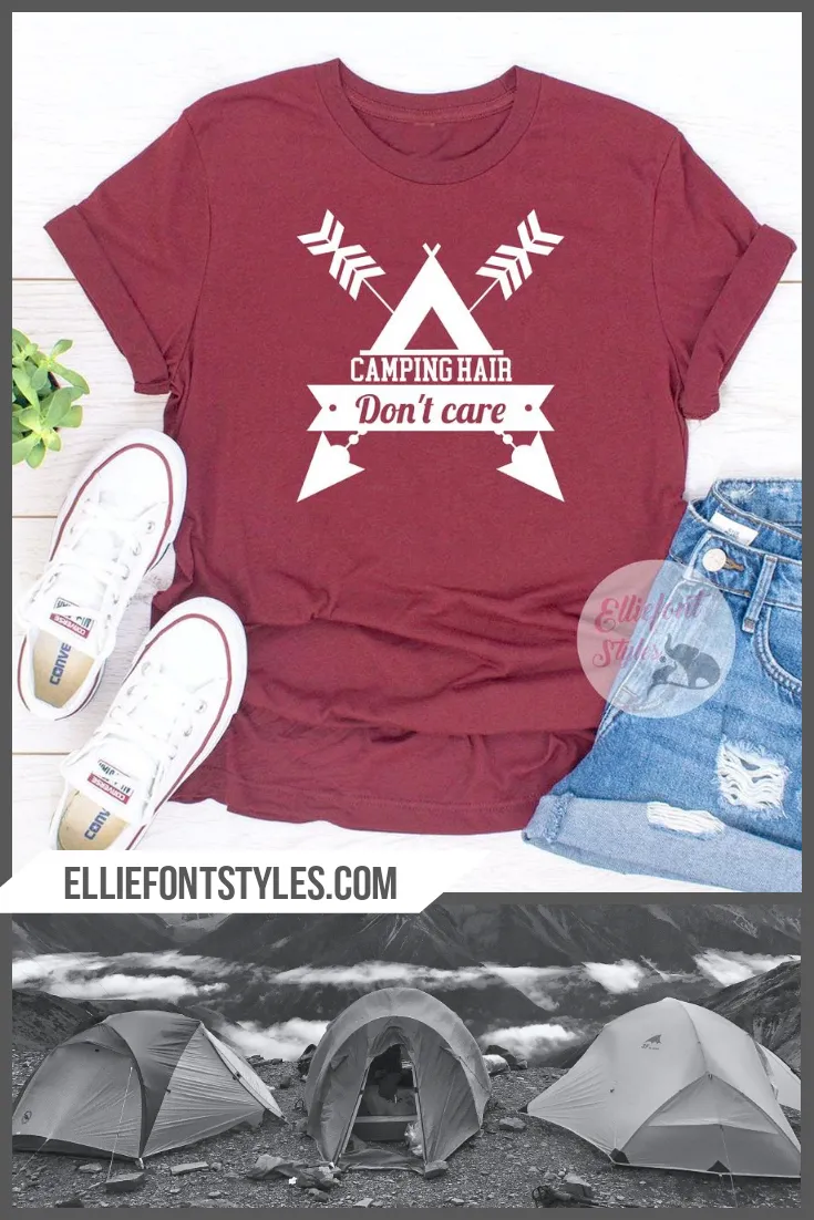 Camping Hair Don't Care Shirt