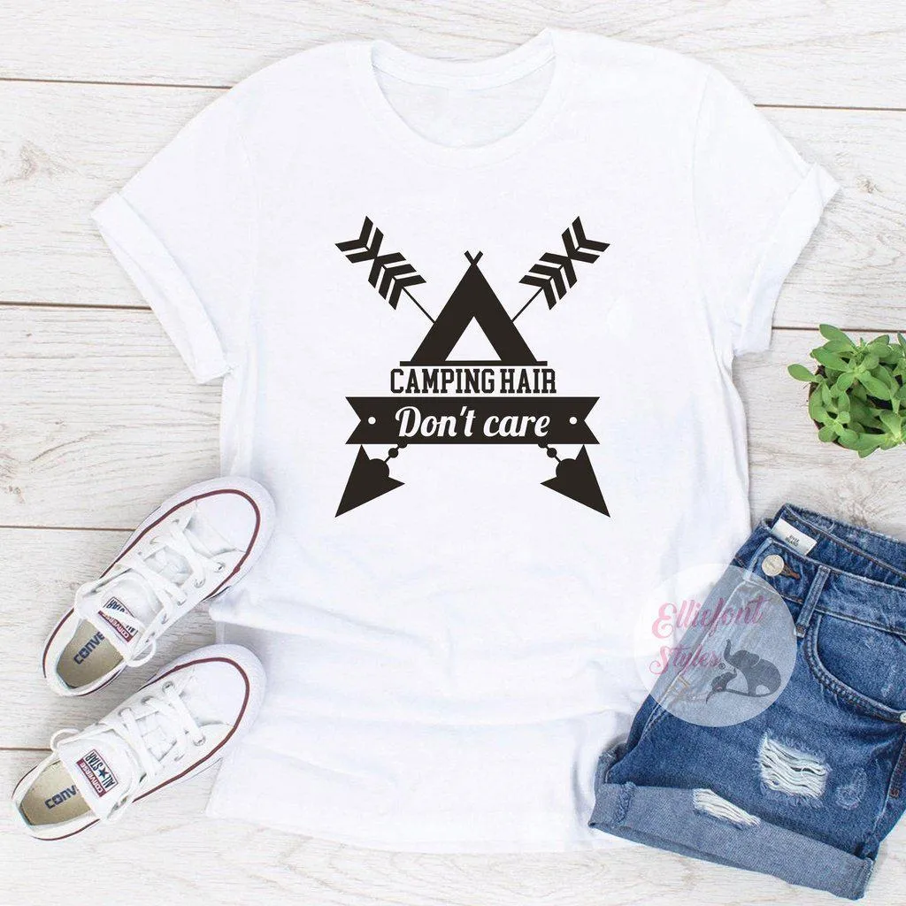 Camping Hair Don't Care Shirt