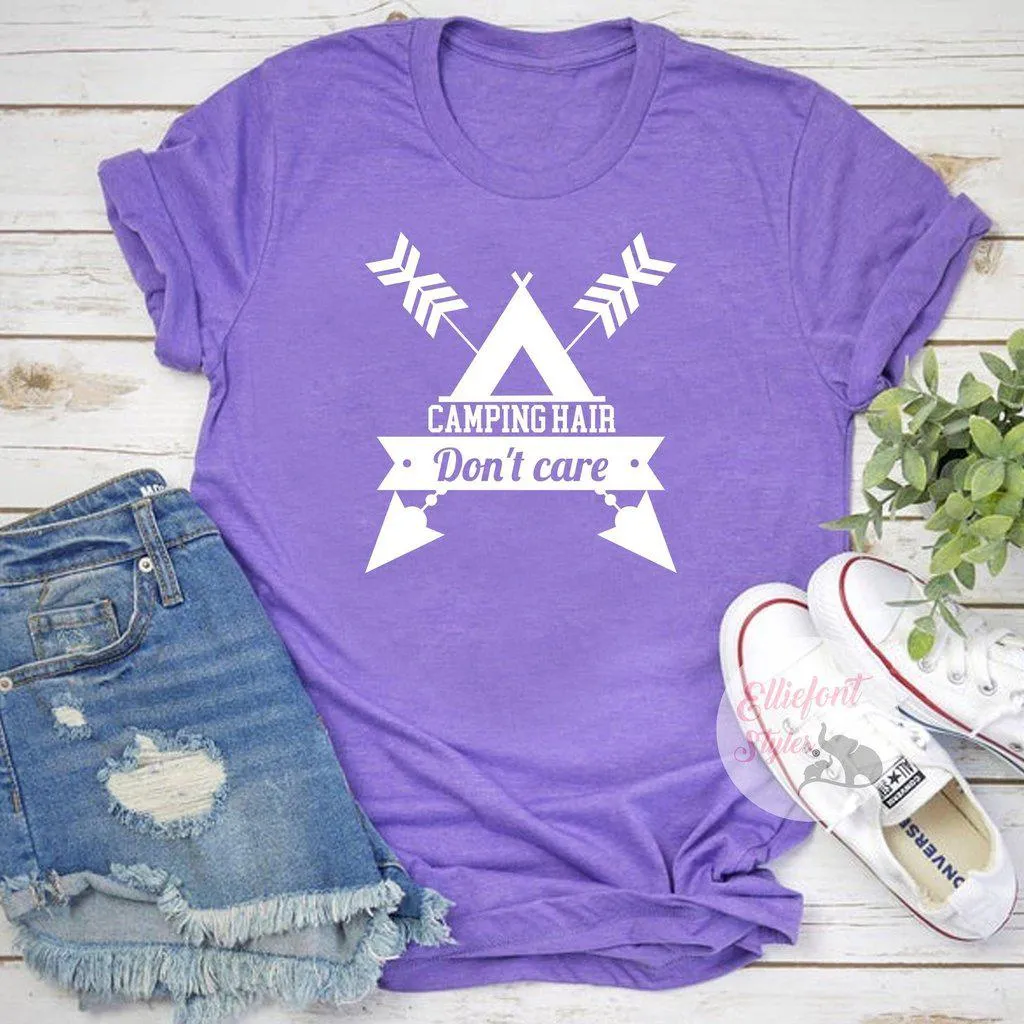 Camping Hair Don't Care Shirt