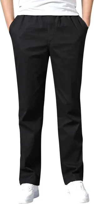 Cargo Pants for Men,Mens Pants with Pockets Cargo Joggers Fleece Sweatpants Casual Pant Chino Slim Fit Trousers