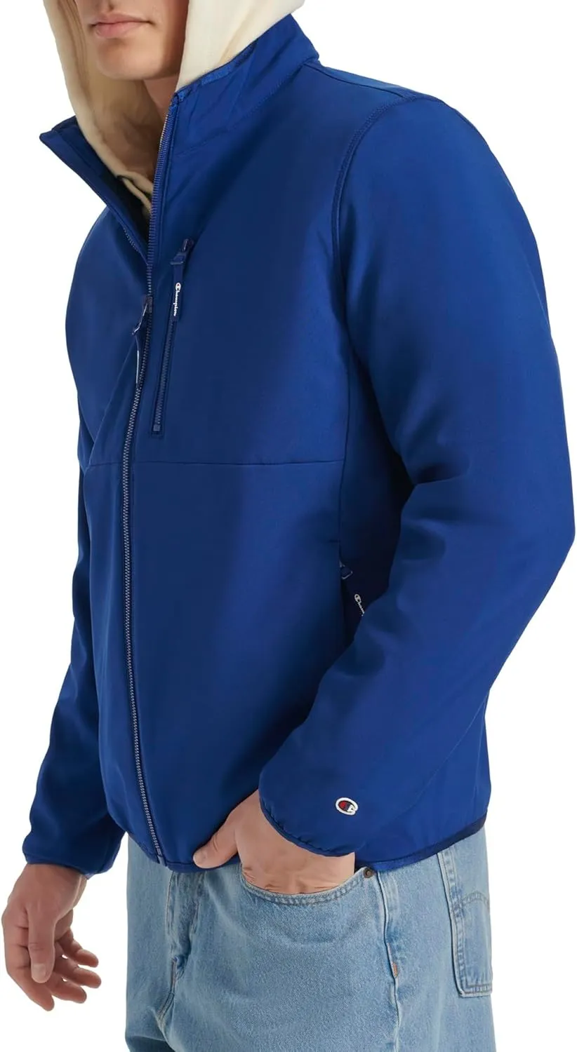 Champion Men's Lightweight Active Soft Shell Jacket with Stand Collar
