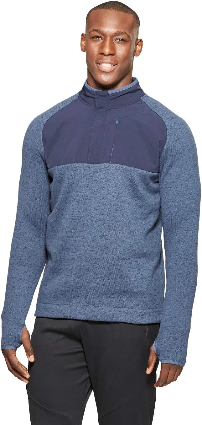 Champion Men's Reverse Weave Quarter Zip Fleece Pullover