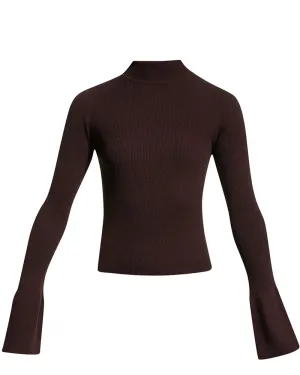 Chocolate Devin Knit Sweater