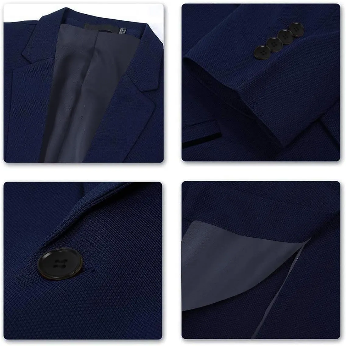 Cloudstyle Men's Suit Jacket One Button Slim Fit Sport Coat Business Daily Blazer
