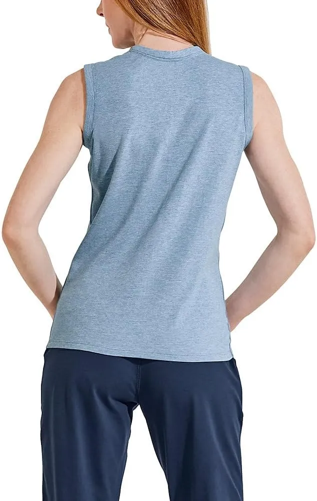 Coolibar UPF 50  Women's LumaLeo High Neck Tank Top - Sun Protective