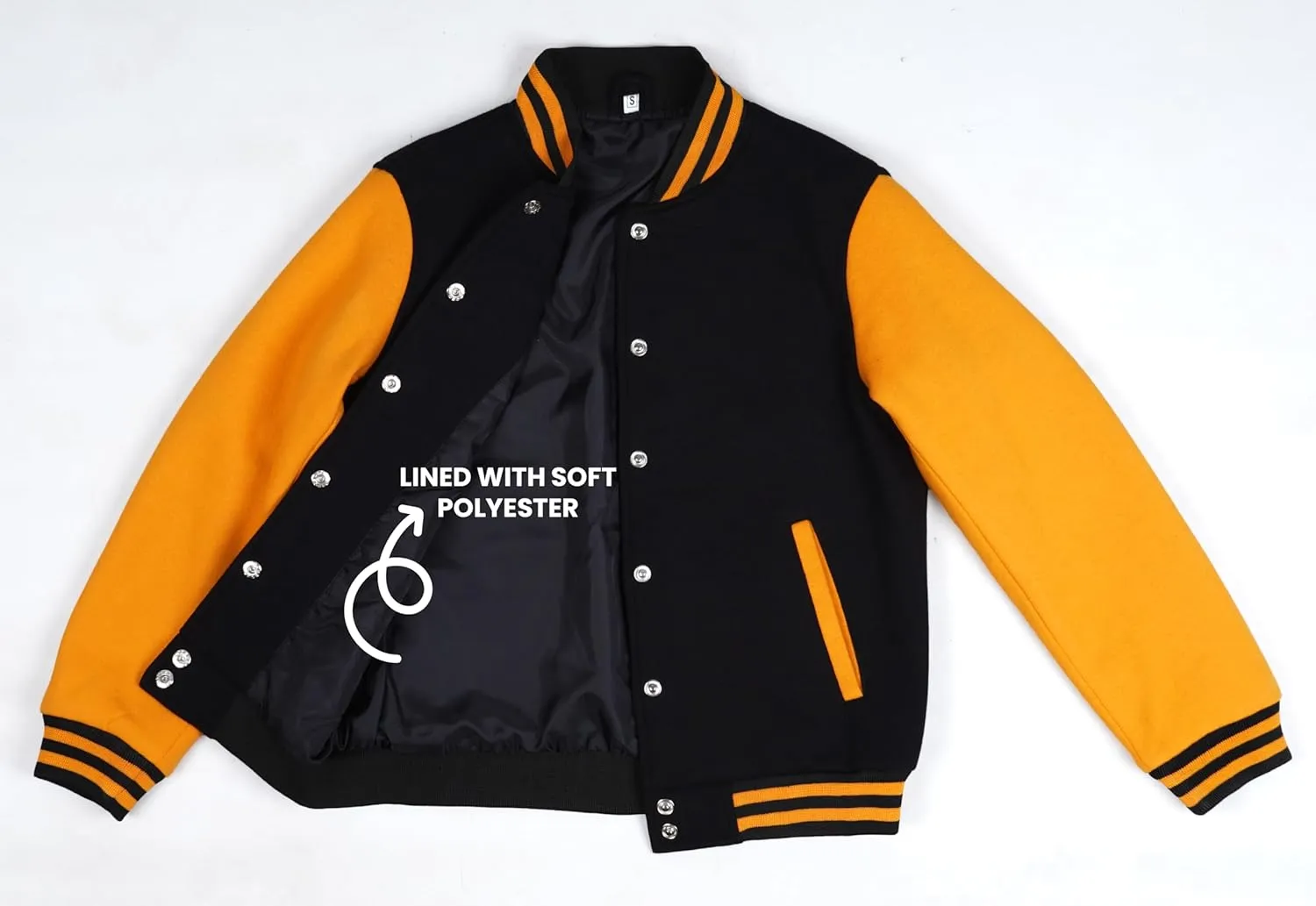 Decrum Varsity Jacket Women - Trendy Womens Letterman Jackets Highschool Baseball Bomber