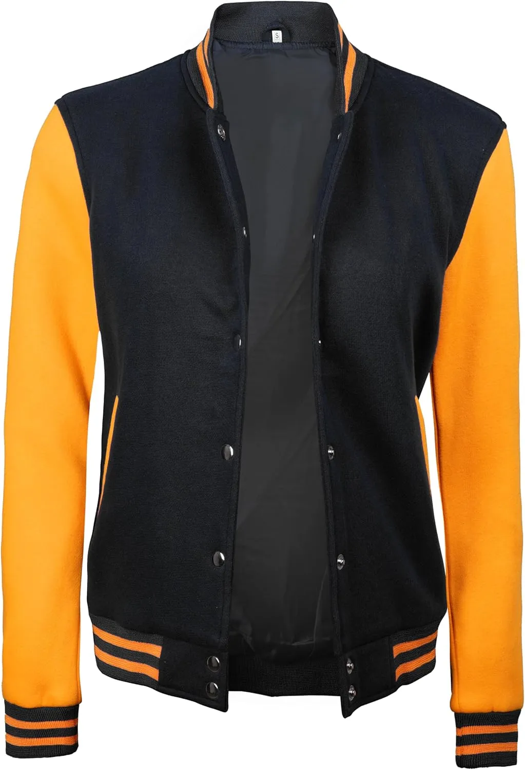 Decrum Varsity Jacket Women - Trendy Womens Letterman Jackets Highschool Baseball Bomber