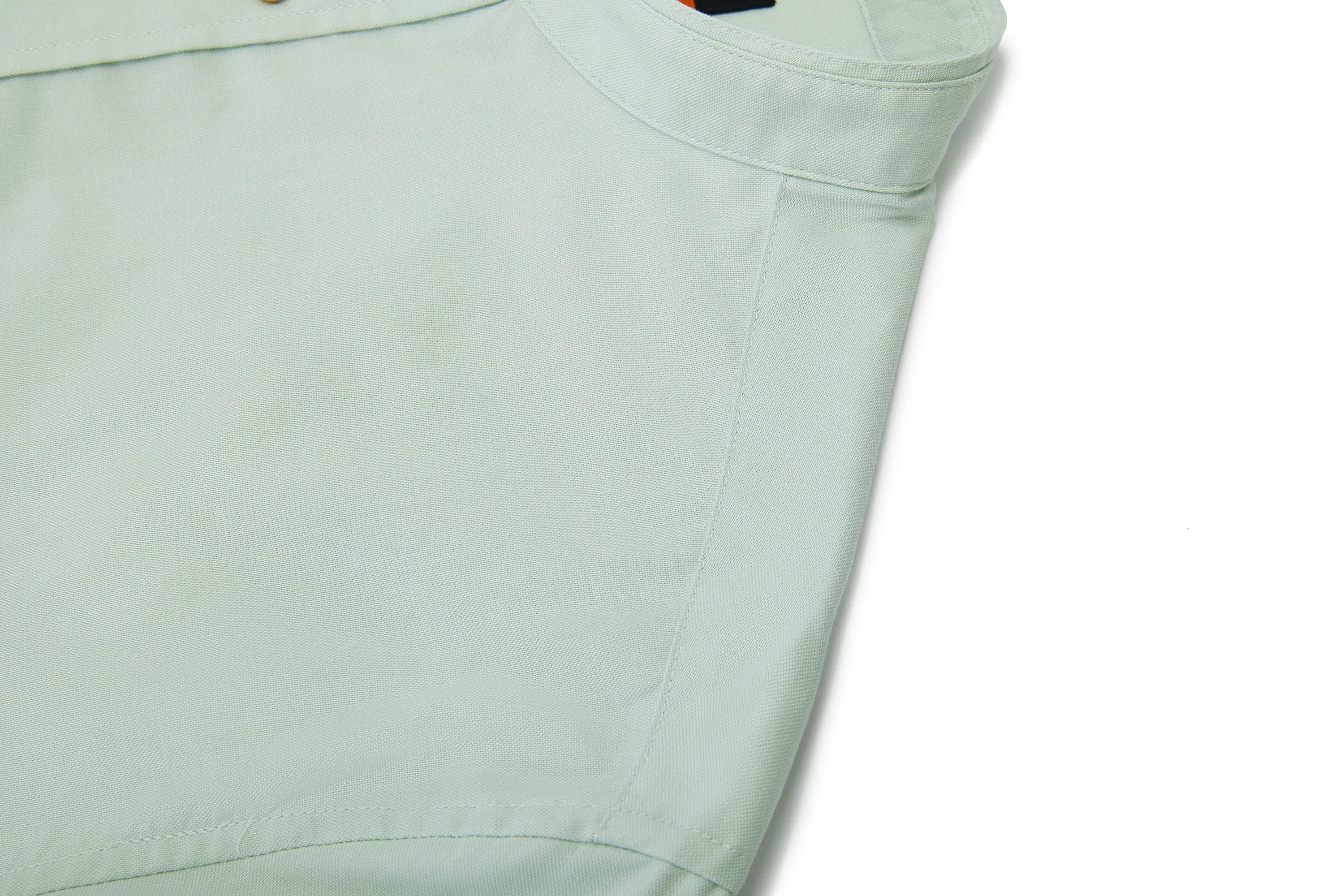 Easy Care Stand Collar Oxford Casual Shirt