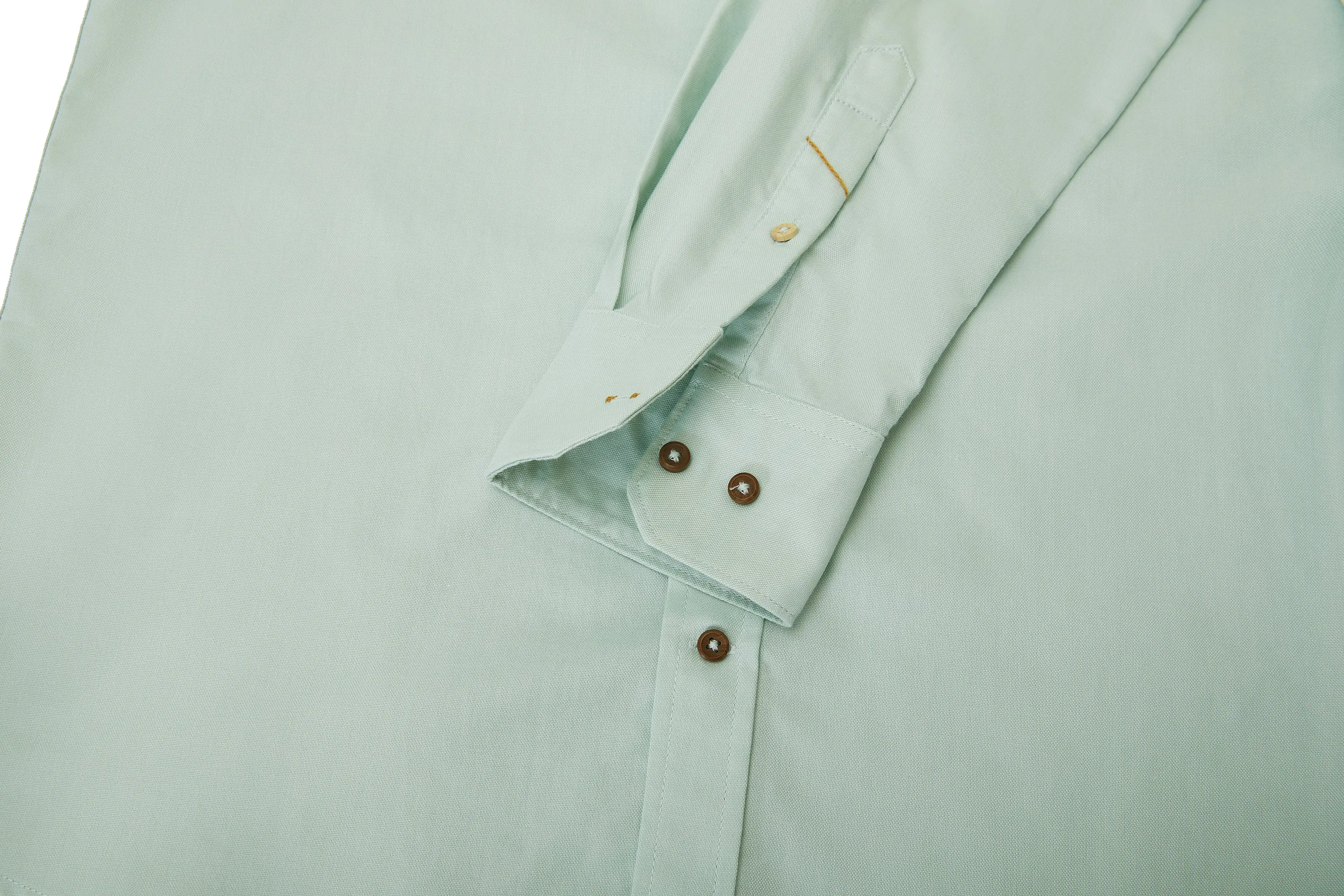 Easy Care Stand Collar Oxford Casual Shirt