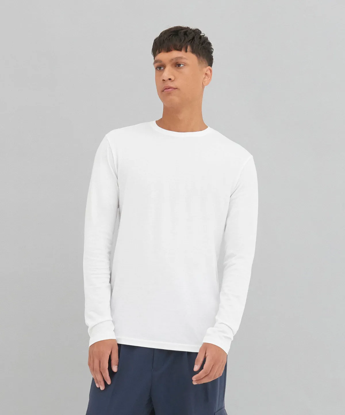 Erawan organic long-sleeve tee | Arctic White
