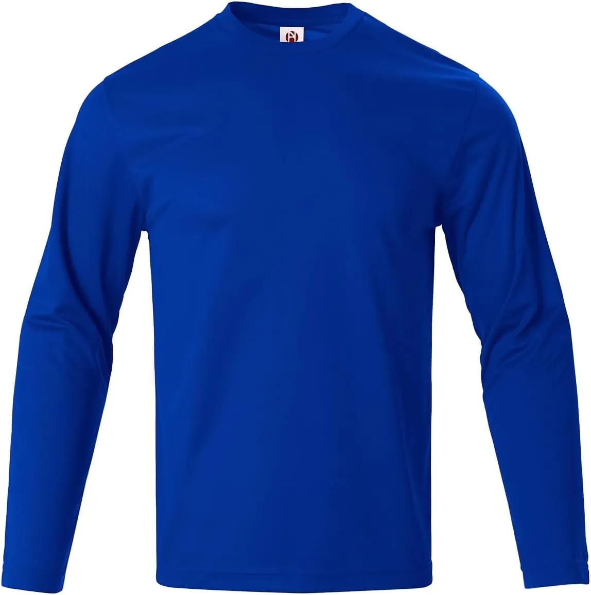 Facitisu Men Long Sleeve T Shirts Pack Quick Dry Athletic Running Activewear Workout Performance Tee Shirts