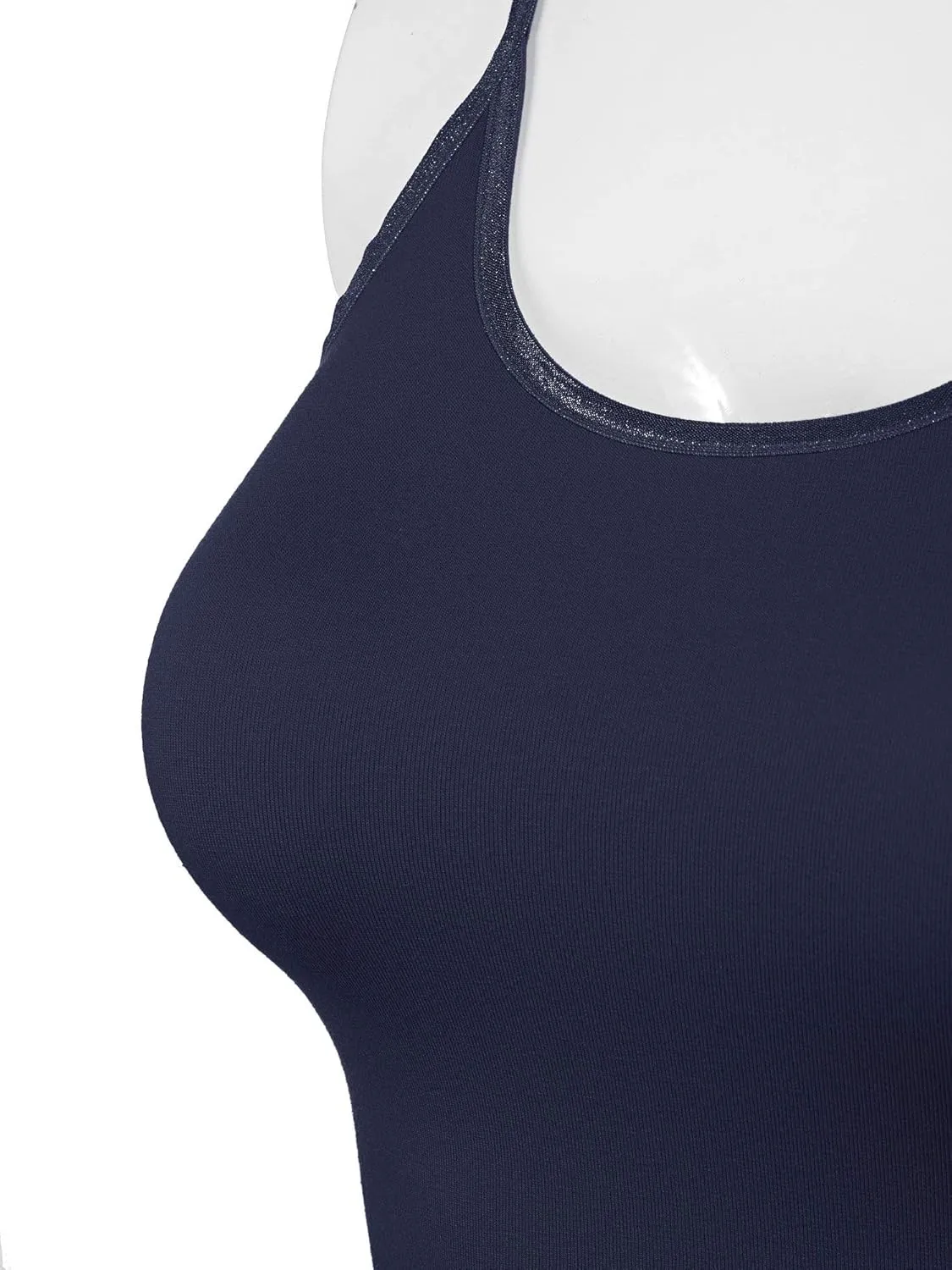 FashionMille Women Workout Yoga Spaghetti Strap Tank Camisole Crop Tank Top