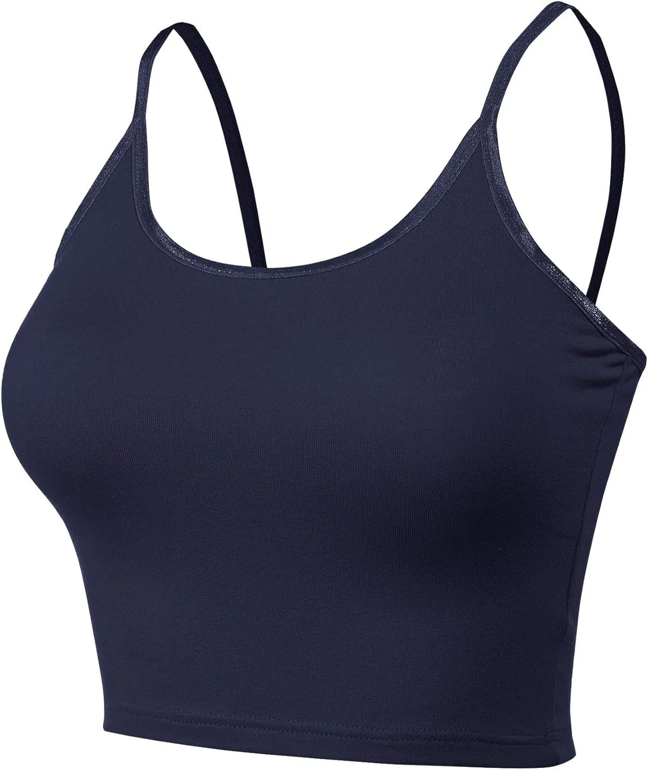 FashionMille Women Workout Yoga Spaghetti Strap Tank Camisole Crop Tank Top