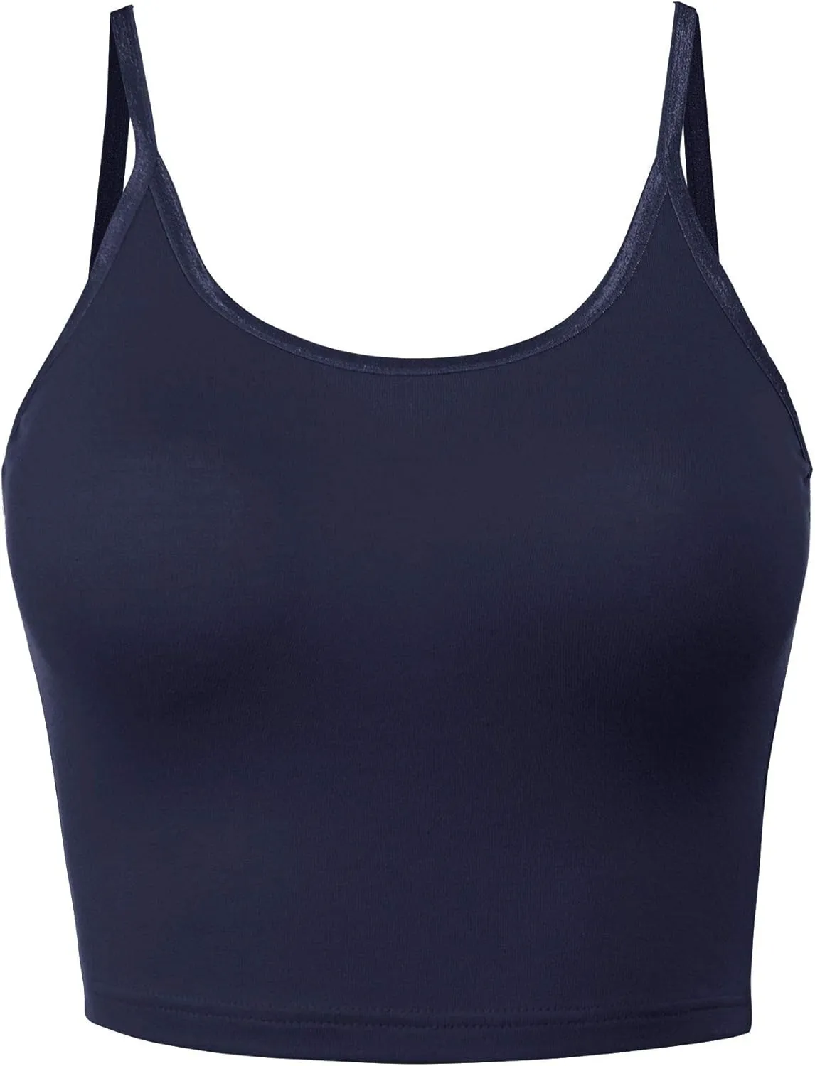 FashionMille Women Workout Yoga Spaghetti Strap Tank Camisole Crop Tank Top