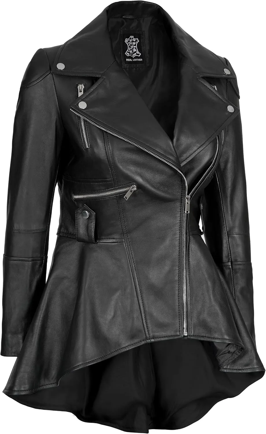 fjackets Leather Jacket Women - Real Lambskin Leather Jackets For Womens Stylish Leather Jacket for All Seasons