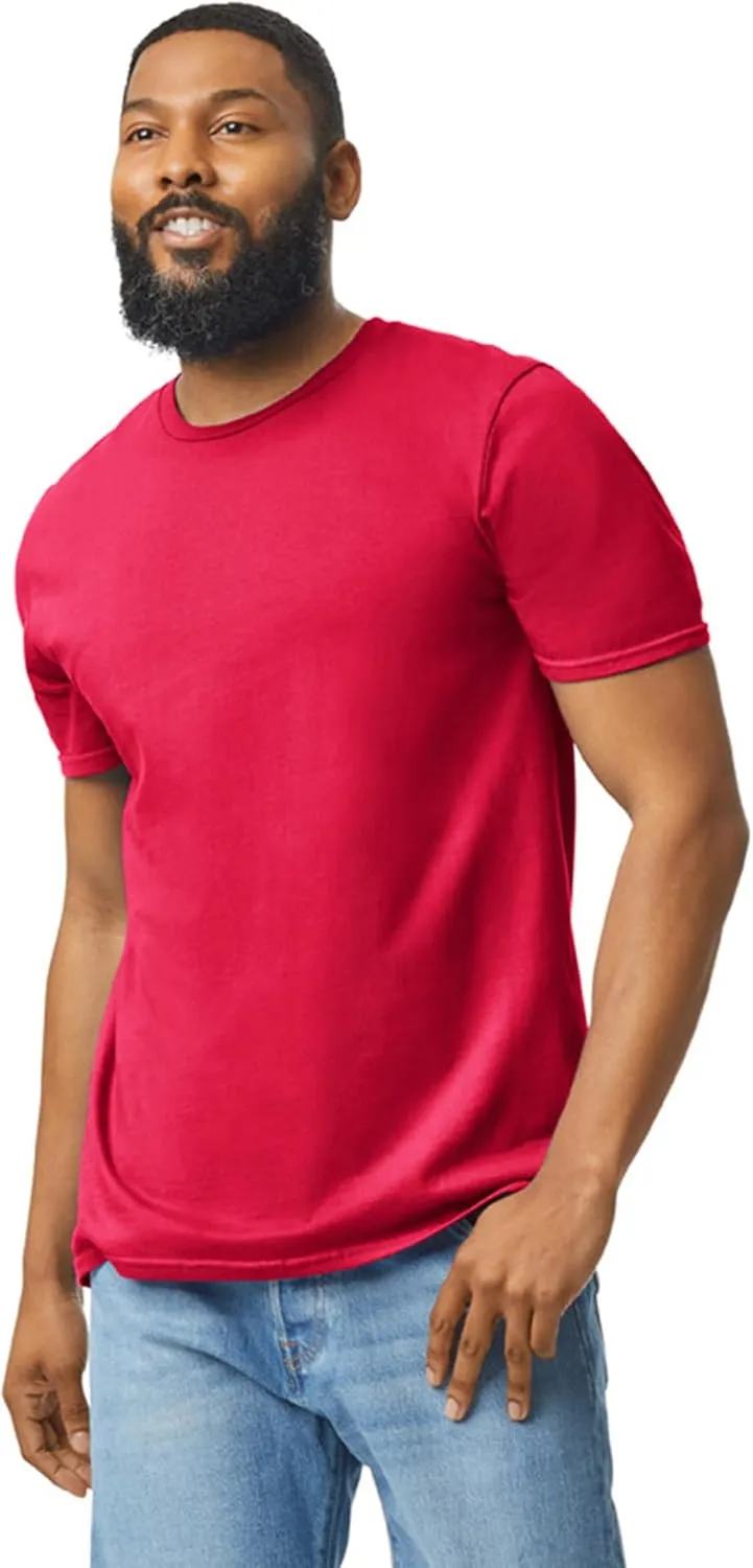 Gildan Unisex Adult Softstyle Cotton T-Shirt, Style G64000, Multipack