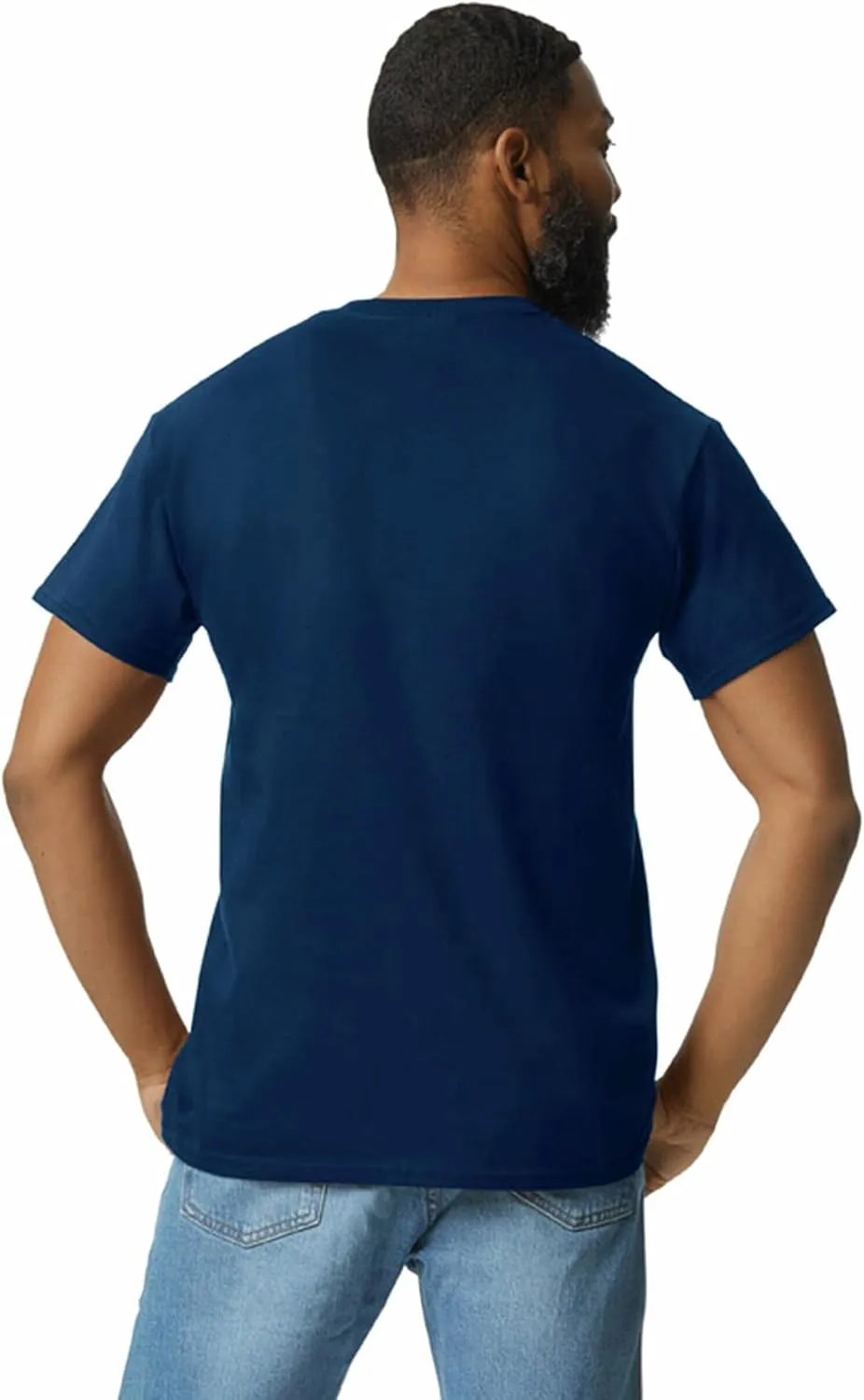 Gildan Unisex Adult Ultra Cotton T-Shirt with Pocket, Style G2300, 2-Pack