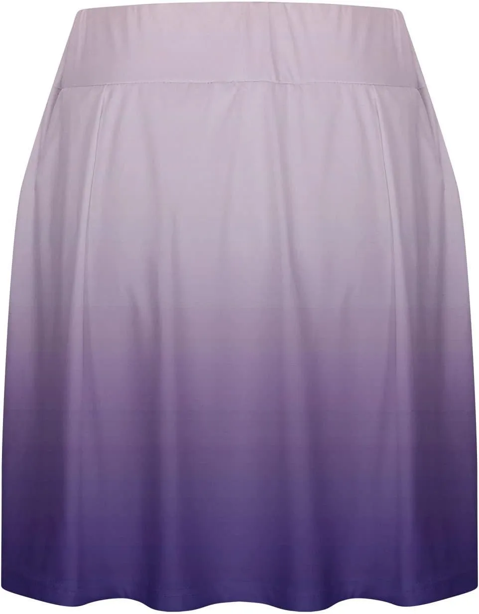 HGps8w Women High Waisted Tennis Skirts Gradient Athletic Stretchy Tummy Control Flowy Golf Skorts Skirts with Pockets Shorts