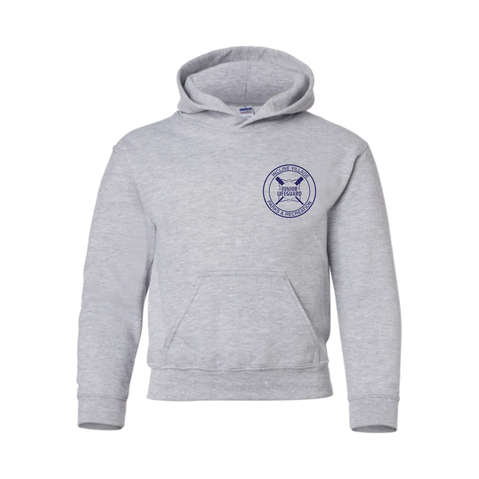 Incline Village Pullover Hooded Sweatshirt - Ash Grey