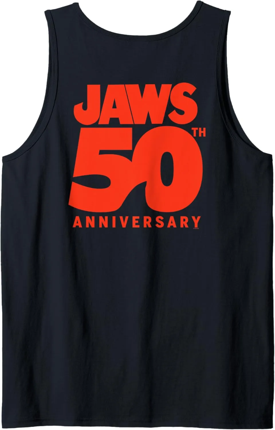 Jaws 50th Anniversary Poster Amity Sticker Collage 2-Sided Tank Top