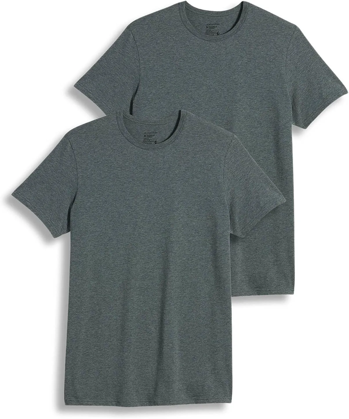 Jockey Men's Undershirt Slim Fit Cotton Stretch Crew Neck Undershirt - 2 Pack