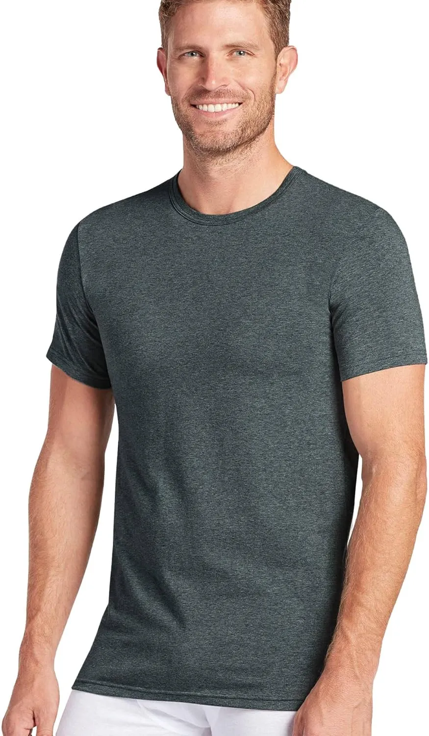 Jockey Men's Undershirt Slim Fit Cotton Stretch Crew Neck Undershirt - 2 Pack