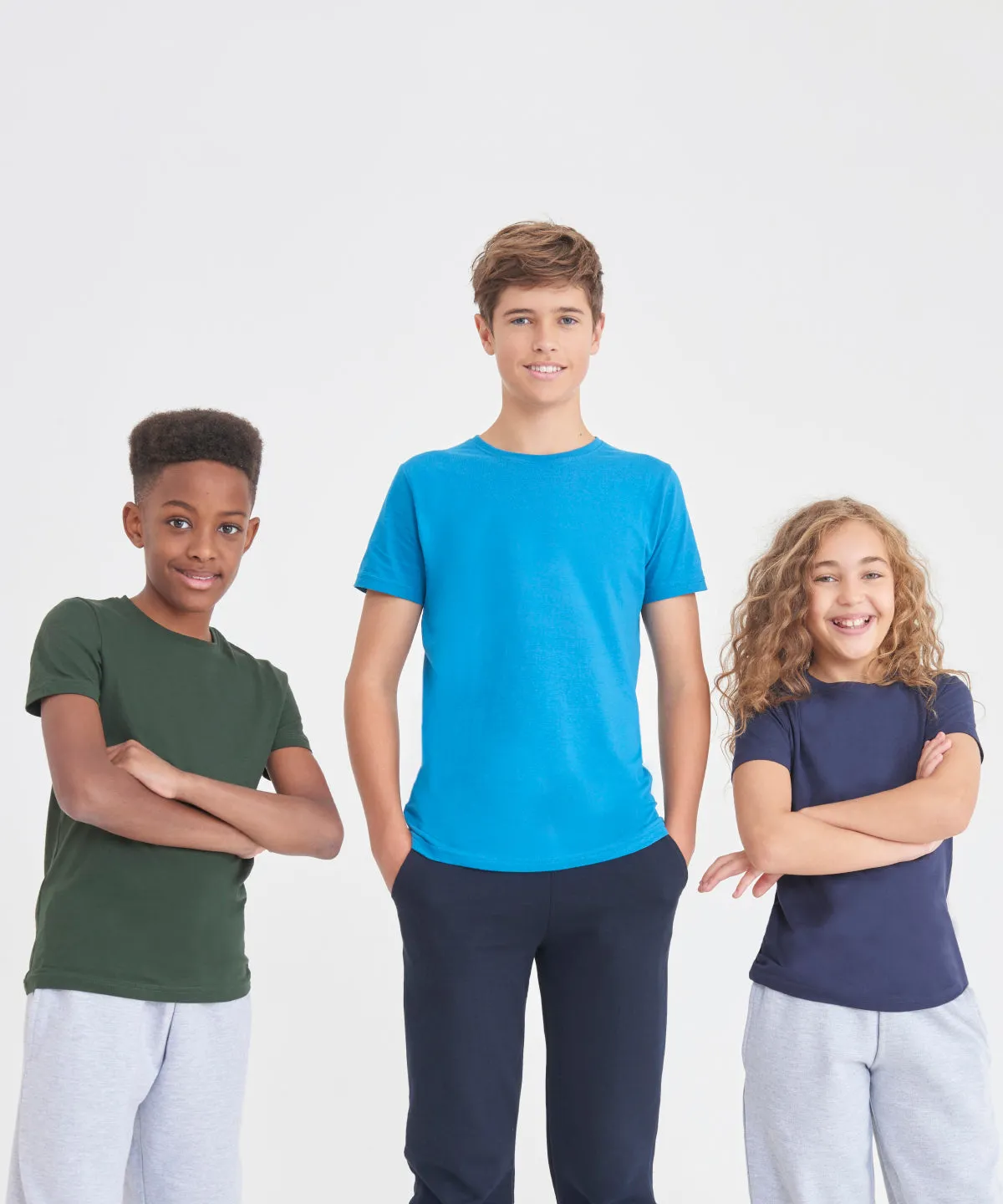 Kids Cascade organic tee | Ink Blue
