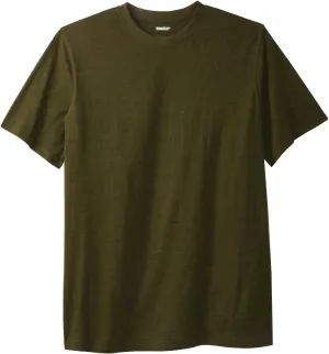 KingSize Men's Big & Tall Shrink-Less Lightweight Crewneck T-Shirt
