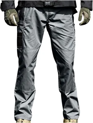 Lounge Cotton Cargo Pants for Men Baggy Tactical Combat Work Pants 2025 Spring Fashion Outdoor Trousers with Pockets