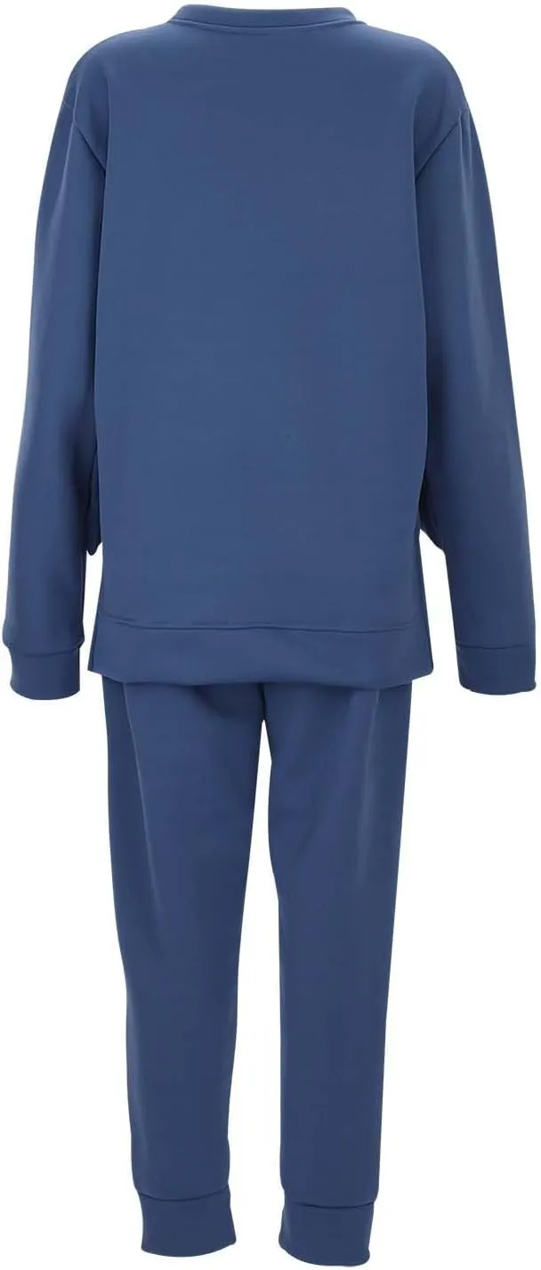 Lounge Sets for Women 2024 Long Sleeve V Neck Cute Sweatsuit Two Piece Travel Outfits Sweatsuits Sweatsuits