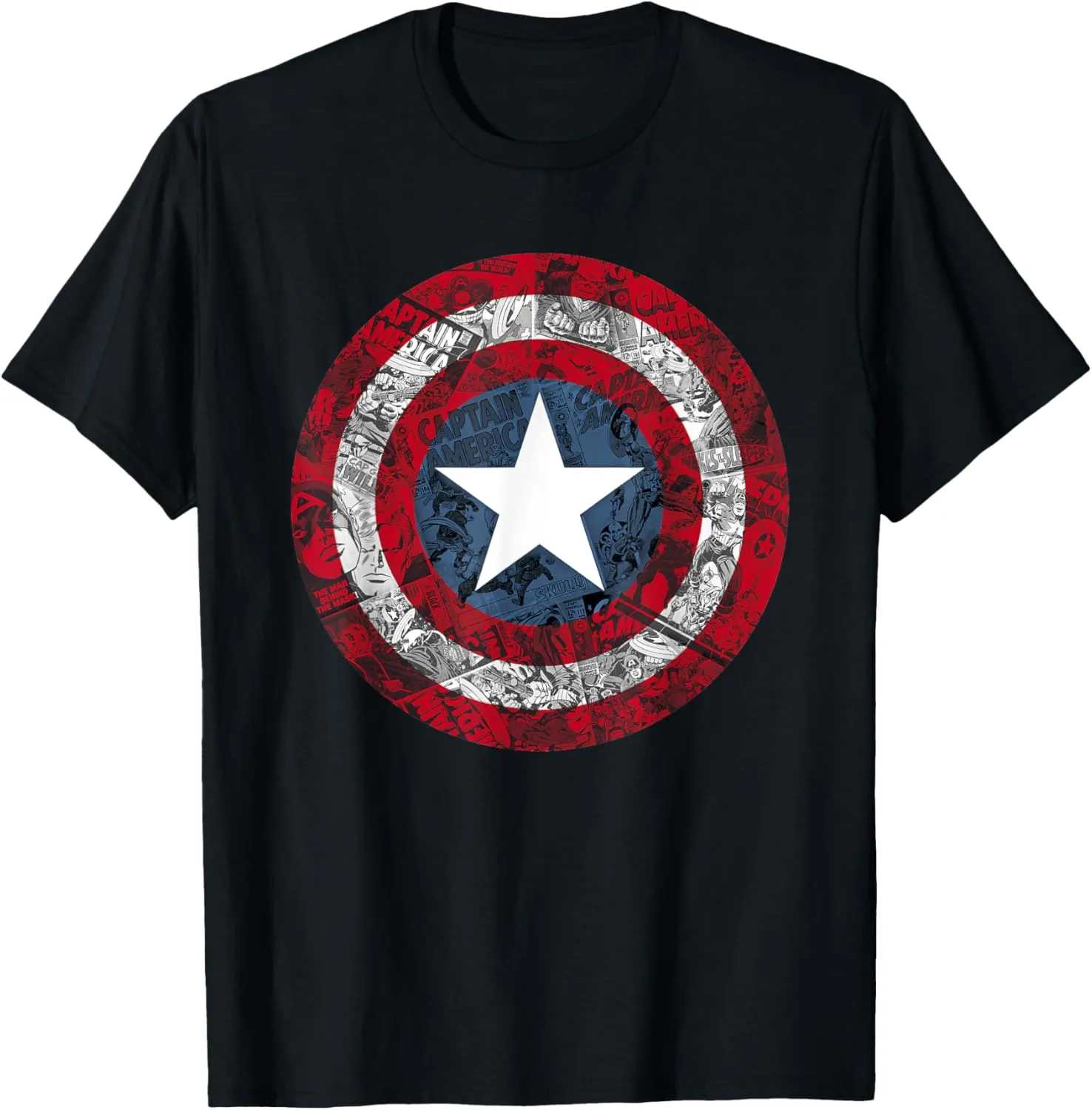 Marvel Captain America Avengers Shield comic T-Shirt