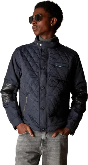 Members Only Belmont Men's Quilted Bomber Jacket | Men's Winter Diamond Quilted Outerwear