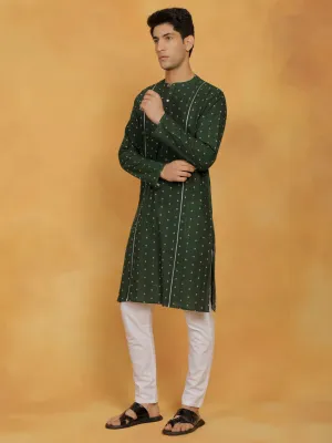 Men's Cotton Kurta Pyjama Set