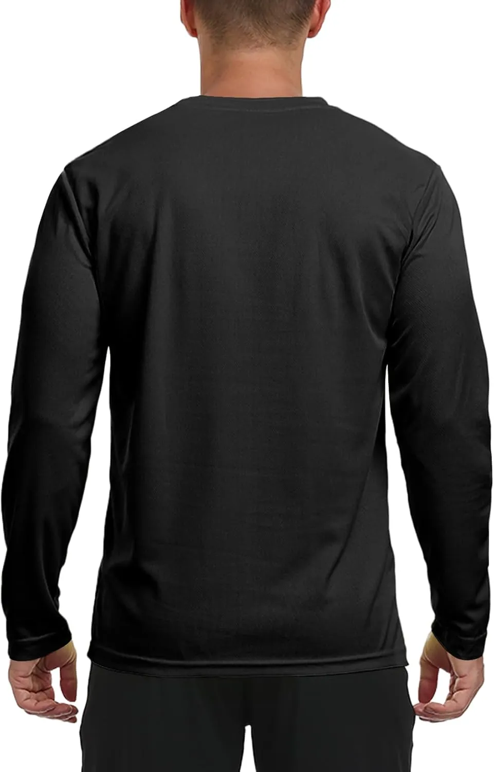Men's Long Sleeve Sun Shirt Lightweight Workout UV Protection Quick Dry Hiking Tee Shirts Cycling Fishing Athletic Tops