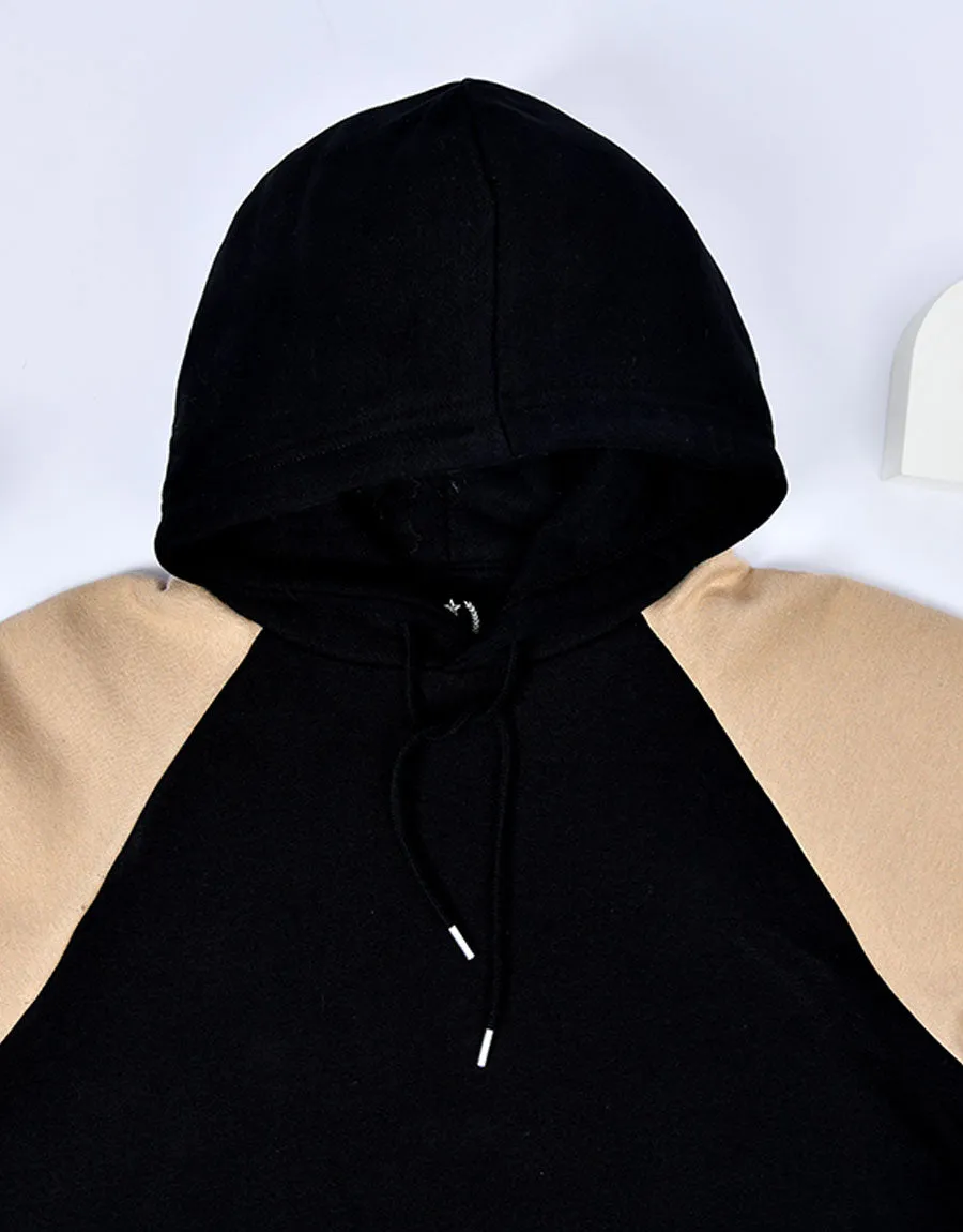 Men's Pannel Hoodie, Black