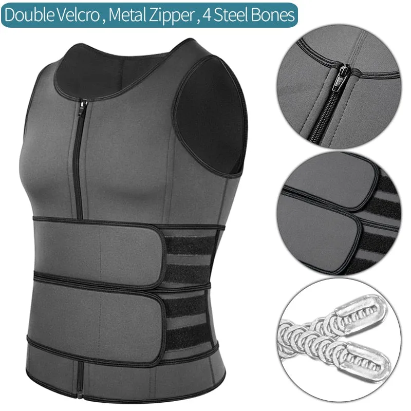 Men's Sweat Sauna Fitness Vest