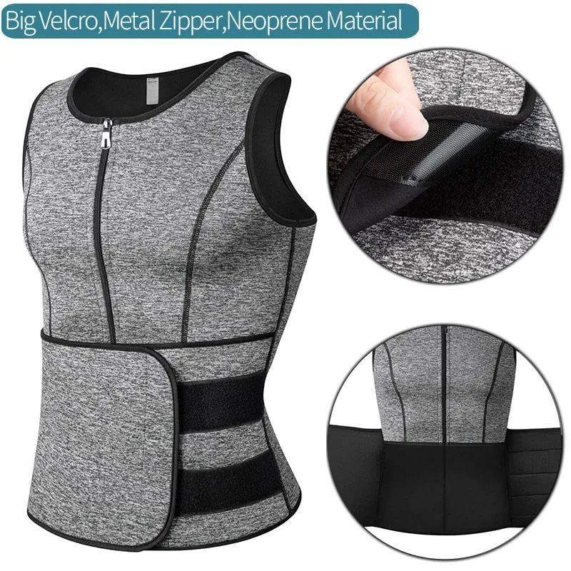 Men's Sweat Sauna Fitness Vest