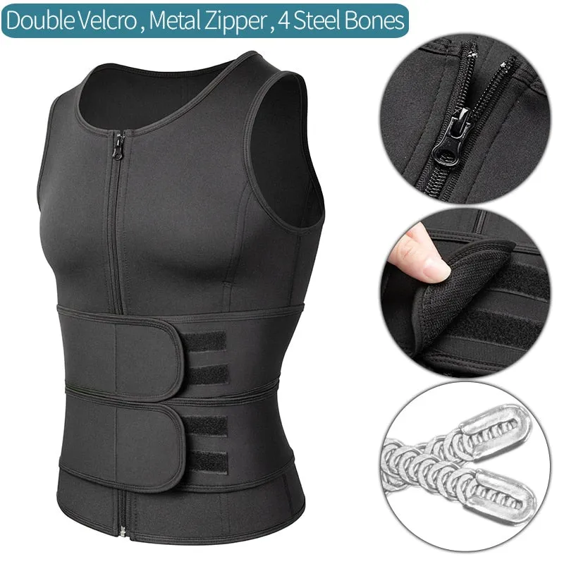 Men's Sweat Sauna Fitness Vest
