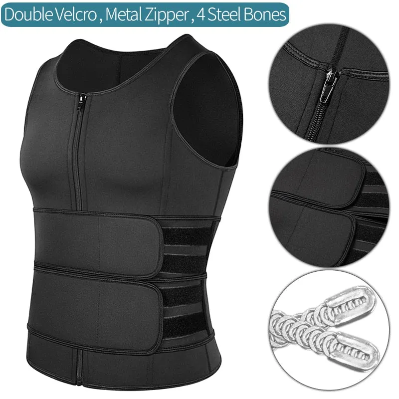 Men's Sweat Sauna Fitness Vest